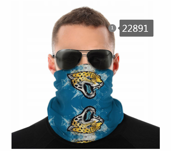 2021 NFL Jacksonville Jaguars #37 Dust mask with filter->nfl dust mask->Sports Accessory